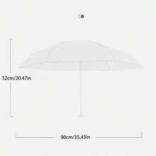 1PC Oil Painting Parasol, 5-Fold 6-Rib Umbrella, Sun Protection, Ultra-Light Small Foldable, Rain And Sun Capsule Umbrella, Advertising Umbrella - Multicolor - View 11