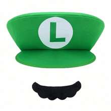 asmodee 2 buah Topi Mario Super Mario Odyssey untuk Halloween, Perlengkapan Cosplay dan Permainan Peran, Koleksi Hobi Pesta - A - View 9