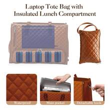 Uninsulated Lunch Bags - Brown - View 4
