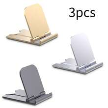 1pc Foldable, Compact, Multi-Angle Adjustable Rotating Desktop Stand, Compatible With Various Smartphones And Tablets, Universal Design - New Arrival - View 13