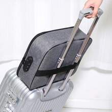 Lock-Free 3-Layer Document Organizer Bag, Multi-Compartment Portable File Storage Pouch, Zippered Home Document Storage Bag, Certificate & Receipt Classification Organizer, Desktop Important Document Organizer, Passport & Voucher Storage, Desktop Storage Supplies, Office Supplies, Back To School - Black - View 4