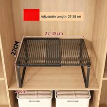 Expandable Under Sink Storage Rack | Kitchen, Cabinet, Wardrobe And Shoe Multi-Functional Storage Rack | Adjustable Shelf Unit, Suitable For Countertop And Closet - Multicolor - View 8
