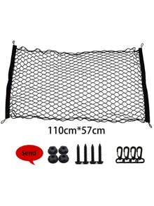 Car Trunk Storage Mesh Bag, Elastic Luggage Cargo Storage Net, Suitable For Motorcycles, Bicycles, Cars, Essential Car Accessories, Car Decoration, Car Supplies, Car Decor, Mesh Storage, Essential For Self-Driving Travel! - Multiple Styles - View 13