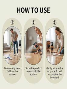 JUE FISH Wood Floor Care Agent, Suitable For Solid Wood, Engineered Wood And Composite Floors. Essential Product For Home And Office, Perfect Gift For Family And Friends - Multicolor - View 3