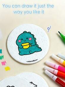 Foam Texture Painting Set - Includes 3 Types Of Painting Paper, DIY 3D Painting Sponge Foam Texture Paper, Compressed Foam Texture Paper, Suitable For Creative Fun Paper Art, Foam Expansion Art Handmade Paper, Fluffy Painting Art Handmade Paper - Multiple Styles - View 6