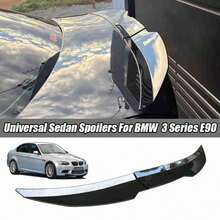 3‑Piece ABS Duckbill Style Rear Trunk Spoiler Extension Accessories For BMW 3 Series E90 E92 F30 G20 G28 2006‑Up - A - View 1