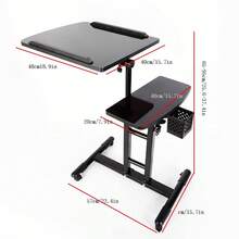 Tattoo Workstation Tattoo Table Double Adjustable 360 Degree Rotation Professional Salon Tattoo Storage Table With Wheel - HP-wMTZXL-134@Default - View 7