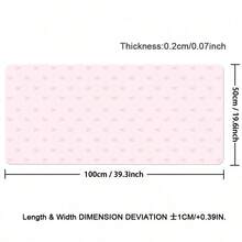 Leather Desk Mat Protective Pad Full Screen Bow Y2K Pink Girl Mouse Pad Office Desk Mat Waterproof Anti-Slip PU Desk Mat Gaming Esports Users - View 7