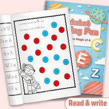 ABC & 123 Letter And Number Learning And Tracing Practice Notebook, A-Z Uppercase & Lowercase Letter Recognition, Number Writing Exercises, Colorful Learning Activities, Early Writing Skill Development, Home And Classroom Supplies, English Edition - Learning Theme - View 11