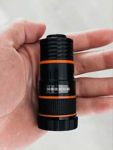 1pc Universal 8X/12X/20X Telephoto Lens Accessory, Clip-On Telephoto Lens, Suitable For Single Camera Lens, High Definition Photography Zoom Lens, Mobile Phone Camera Zoom Lens With Phone Clip (Not Suitable For Dual Camera And Triple Camera Configurations) - Multicolor - View 10