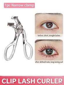 2/1pc Professional Toothed Eyelash Curler For Natural Curl And Long-Lasting Hold, Wide Angle Lash Curler And Shaping Tool, Suitable For Home Or Salon Use - Essential Makeup Beauty Tool, Suitable For Beginners, Eyelash Curling Tool - Multicolor - View 10