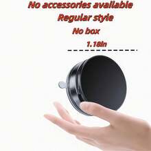 1PC 360° Rotating Suction Cup Car Phone Holder, Universal Magnetic Mount, Multi-Function Navigation Car Device Installation Bracket, Suitable For Car/Gym/Mirror/Smooth Surface, No Adhesive Suction Cup Phone Holder, Compatible With All Smartphones - Multicolor - View 11