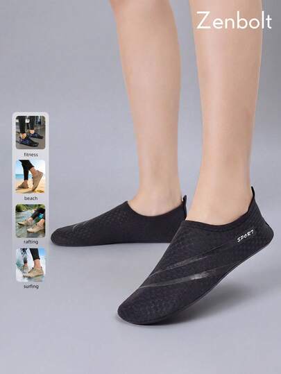 Zenbolt Women's Water Shoes, Lightweight Breathable Beach Socks, Outdoor Hiking Barefoot Shoes, Quick-Dry Water Socks Women's Swimming Shoes, Suitable For Water Sports, Surfing, Swimming, Water Ballet, Water Aerobics, Yoga