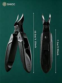 Foldable Portable Ingrown Nail Clipper, Eagle Beak Nail Clipper With Slanted Tip For Nail Groove, Home Toenail Dead Skin And Hangnail Trimming Tool - Multicolor - View 4