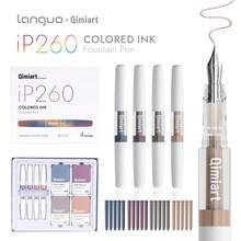 Languo 4-Color Pen Set - Replaceable Ink Cartridges, Precision Fine Nib, Wear-Resistant Alloy Nib, Large Capacity Ink Cartridge Easy To Replace, Smooth And Stable Writing, Suitable For Drawing, Writing, Journaling, Practice, Efficient Marking And More - Multicolor - View 15
