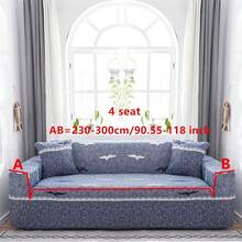 1pc Full Coverage Sofa Slipcover, Sectional Sofa Cover, All-In-One Sofa Protector, Sofa Cover Cloth, Protects And Beautifies Your Sofa, Renew Old Sofa, Soft Fabric, Suitable For Living Room, Dining Room, Bedroom, Home Decor - Blue - View 12