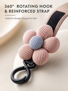 1pc/2pcs Stroller Hook, Flower Shaped Storage Hook, Suitable For Bag Organization, Daily Use, Outdoor Shopping, Newborn Essentials, Travel Must-Haves, Stroller Accessories, Practical Storage Hook - Multicolor - View 6