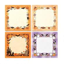 Halloween Themed Decorative Memo Pad, Suitable For Journaling, Crafting And Office Notes, Room Decor Home Decor Halloween Decorscrapbook Paper - one-size - View 6