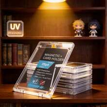 15pcs One-Touch 35PT Card Display Clips With Magnetic Closure, Suitable For MTG And Sports Card Display, Perfect For Christmas/Halloween/Holiday Gifts - Multiple Styles - View 11