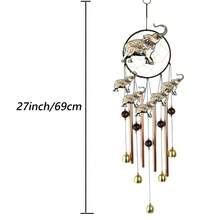Home Decor Wind Chime Dream Catcher Hanging Ornament Home Decoration Pendant - Dreamcatcher Round Elephant Wind Chime - View 4