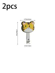 1/2/3pcs Cartoon Animal Magnetic Bottle Opener, Tiger Capybara Black Cat Funny Design, PVC Soft Rubber Fridge Magnet, Home Beer Opener, Cute Creative Home Decor Tool Ornament, Bar Tool - Multicolor - View 15