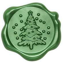 20/30/60pcs Christmas Wax Seal Stickers, Invitation Envelope Seal Stickers, Self-Adhesive Wax Seal Stickers, Suitable For Christmas, Party, Envelope, Gift Packaging - Christmas Tree (Green) - View 7