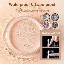 Air Setting Powder Loose Powder Face Powder Oil Control Contouring Concealing Waterproof Sweat-Proof Long-Lasting Makeup - Same Style In Multiple Colors - View 1