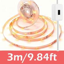 Acosh Neon USB LED 燈條 手勢感應燈,櫥櫃下 LED 照明燈,廚房櫥櫃層架檯面臥室感應燈條,衣櫥感應燈 - 暖光 - 查看 12