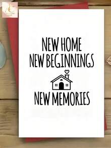 Beautiful Housewarming Decorative Towel, New Home New Beginnings New Memories Printed Kitchen Hand Towel, Sweet New House Gift For Friends, Family, New Homeowner, Soft Absorbent Home Decoration Dish Cloth For Kitchen Counter - One Size Fits All - View 2
