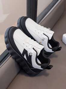 Children's Sports Shoes/Children's Fashion Lightweight Soft Sole Casual Sports Shoes - Black - View 7
