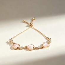 Fashion Heart Bracelet, Casual Versatile For Everyday Wear - Multicolor - View 5