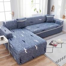 1pc Full Coverage Sofa Slipcover, Sectional Sofa Cover, All-In-One Sofa Protector, Sofa Cover Cloth, Protects And Beautifies Your Sofa, Renew Old Sofa, Soft Fabric, Suitable For Living Room, Dining Room, Bedroom, Home Decor - Blue - View 8