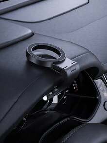 Magnetic Car Phone Holder, Foldable Dashboard Clip Phone Mount, Compatible With IPhone 17/16/15/14/13/12 Pro Plus Max, N52 Strong Magnetic Hands-Free Phone Holder, Suitable For Car Sun Visor, Steering Wheel, Compatible With MagSafe - A - View 4
