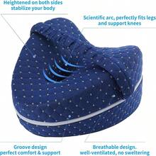 1 buah Bantal Kaki, Bantal Lutut untuk Tidur Miring, Bantal Penyeimbang untuk Tidur Miring, Bantal Kaki untuk Tidur, Bantalan Lutut untuk Tidur - Putih - View 3
