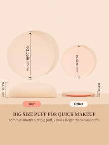 DUcare Ultimate Synthetic Flat-Top Foundation Brush, Paired With A Soft Makeup Sponge, For Effortless, Streak-Free Foundation Application, Flawless, Seamless Finish - Easy Blending Even For Beginners, With Even Coverage For Liquid And Cream Foundations - Champagne - View 8