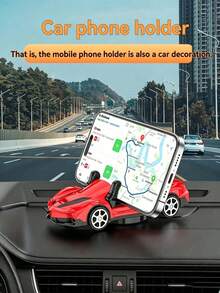 Sports Car Style Phone Holder, Dashboard Phone Holder, Dashboard Rotating Phone Holder - Upgraded Version - View 3
