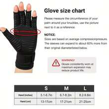 MEIYIXING Breathable Elastic Fingerless Copper Compression Gloves, Non‑Slip Protective Hand Gloves For Fishing, Cycling, Gym, Outdoor Sports & Hand Discomfort Relief - Multicolor - View 4