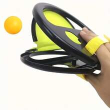1 Set Fun Ball Catcher: Outdoor And Indoor Hand-Eye Coordination Toy, Parent-Child Interaction, Improve Hand-Eye Coordination Ability - Includes 2 Paddles And 4 Balls - Multicolor - View 11