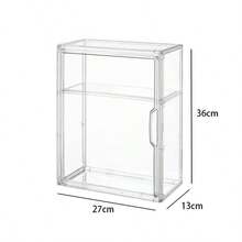 1PC Clear Baby Bottle Storage Box, Nursery Bottle Organizer, Dustproof Multi-Layer Bottle Rack, Suitable For Baby Room Storage. - Multicolor - View 9