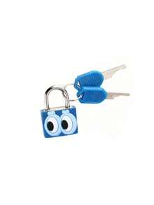 Eye Pattern Luggage Lock, Small Bag Padlock With Key, Copper Core Plastic Shell (Cherry Pattern Easy To Match), Compact And Sturdy, Suitable For Suitcases, Backpacks, Boxes, Laptop Bags, Graduation Season, Back To School Season Gifts - Multicolor - View 25
