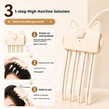 Sisir Penambah Volume Rambut Bentuk Telinga Kucing Lucu, Alat Penata Rambut Portabel untuk Menambah Volume Akar Rambut, Sisir Jepit Rambut untuk Membentuk Gaya Rambut Alami dan Mengembang, Cocok untuk Gaya Rambut Sehari-hari Wanita DIY - MultiWarna - View 2
