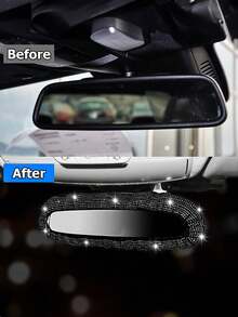 14pcs Shiny Rhinestone Seat Belt Shoulder Pads, Designed For Female Drivers, Sparkling Crystal Diamond Seat Belt Covers, Soft And Comfortable Car Interior Decor, Universal Fit For Most Car Models - Style a - View 6
