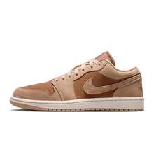 Nike Jordan Air Jordan 1 Comfortable Fit Low-Top Retro Sneakers Women's - Light Brown - View 4