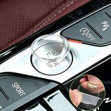 Crystal Clear Car Ignition Switch Button Protector, Universal Start Stop Sticker Cover For All Vehicles, Anti Scratch DIY Cut2.3cm/2.5cm - A - View 5