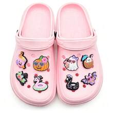 22PCS Beach Halloween Shoe Charms Set, PVC Shoe Decorations, Shoe Accessories Charms, Gift Idea For Birthday Christmas Halloween Party Favor - Multicolor - View 2