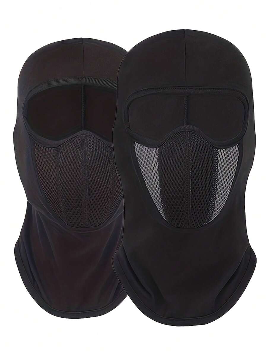 1pc Or 2pcs Unisex Balaclava Head Cover, Sun Protection Headwear, Suitable For Motorcycle Helmet, Cycling, Fishing, Hiking - Multicolor - View 1