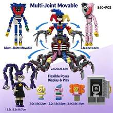 860+PCS Building Blocks Figures Bobby, Small Particle Building Blocks, Game Theme Model Decoration, ABS Material, Home Indoor Decor Display, Boys Girls Halloween, Christmas Holiday Gift - Multicolor - View 1