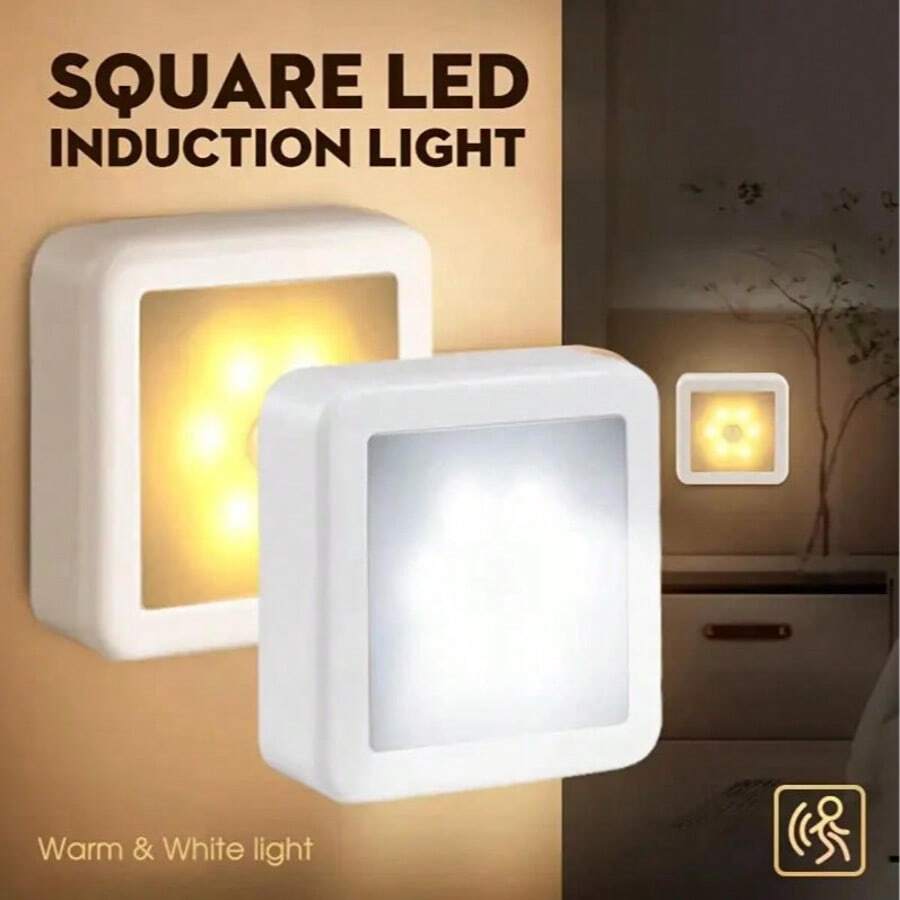 1/6 buah Lampu Pintar Sensor Gerak LED, Lampu Malam Kabinet, Lampu Dinding Sensor Dalam Ruangan, Cocok Untuk Kamar Tidur, Dapur, Lemari, Tangga, Kamar Mandi, Lorong, Rumah, Ruang Tamu, Dekorasi Pesta dan Liburan - Lampu sensor - View 1