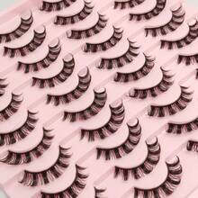 20 Pasang Ekstensi Bulu Mata Volume Rusia DD Curl Realistis Lembut dan Longgar Strip Bulu Mata untuk Riasan Harian Pesta Kencan Hadiah Ideal untuk Anak Perempuan dan Wanita - View 6