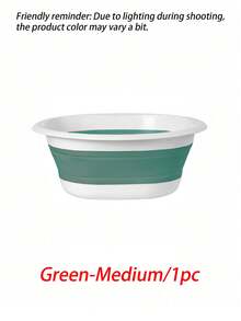 1/2pcs Multi-Functional Foldable Silicone Basin, Foot Bath Basin, Foot Soaking Basin, Foot Care Foldable Basin - Multicolor - View 18